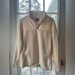 Jones & Co Quilted Cream and Pink Jacket